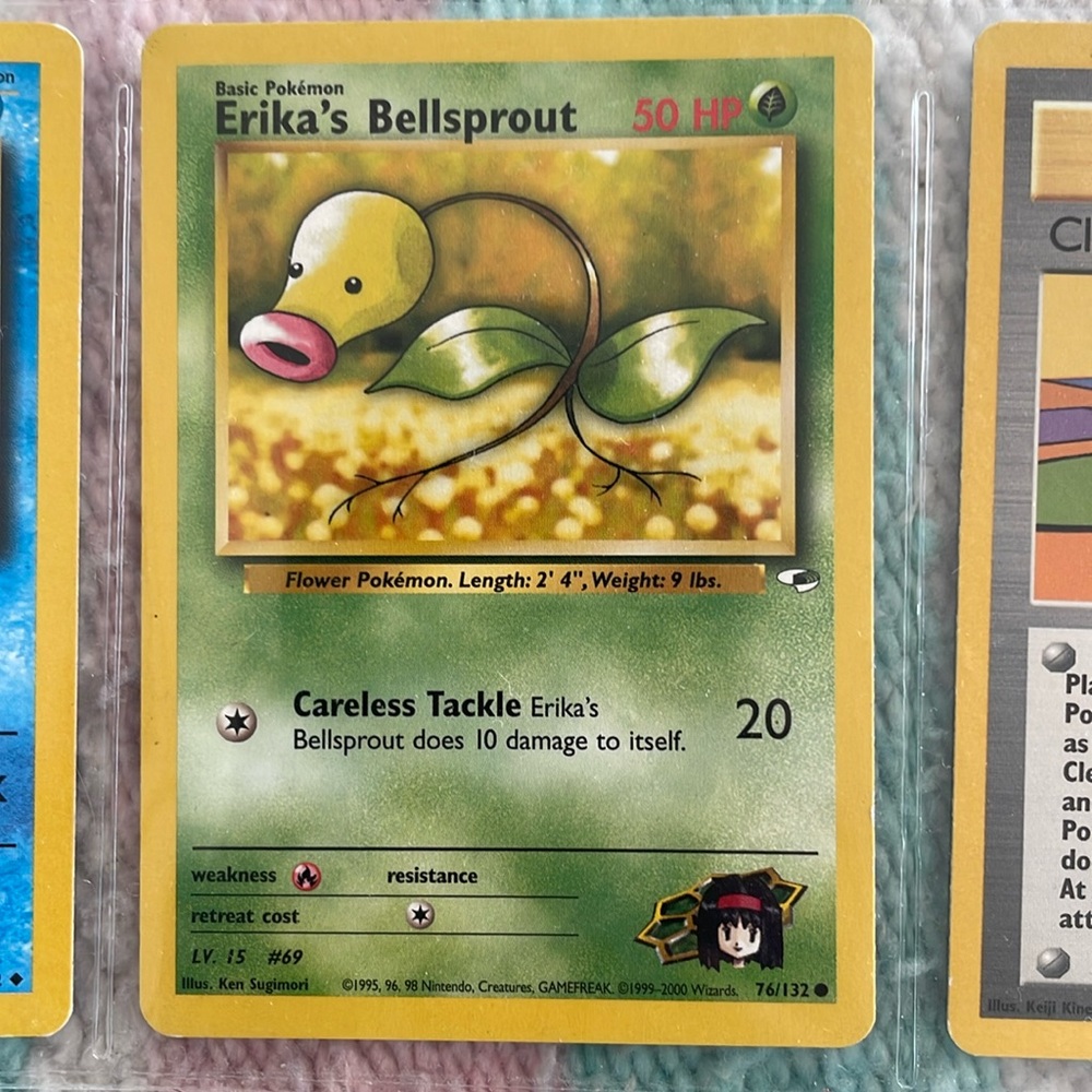 Pokémon Erica’s Bellsprout LV.15 #69 76/132